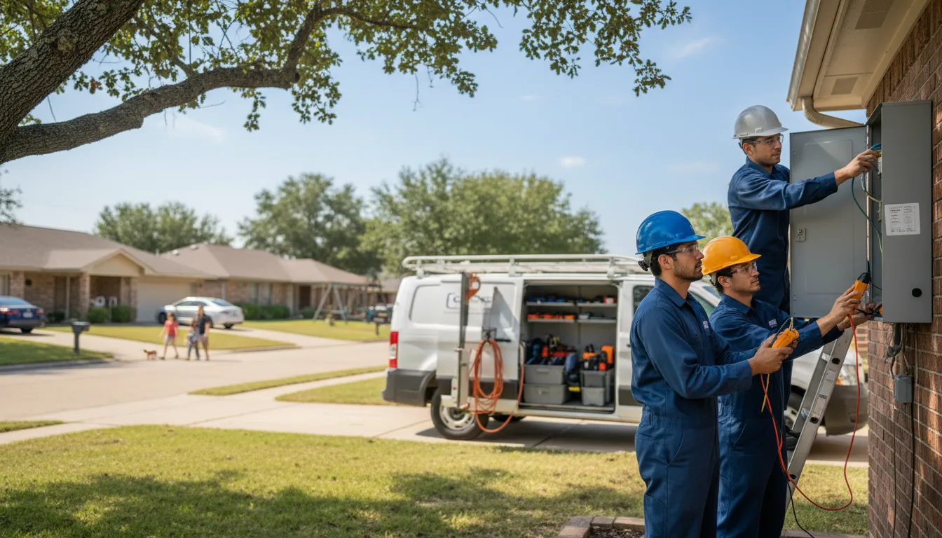 Certified electrician providing emergency electrical services in Potter, WI